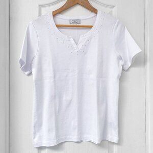 🛍 2 for $25! 🛍 Mat - White 100% Cotton Shortsleeve Shirt